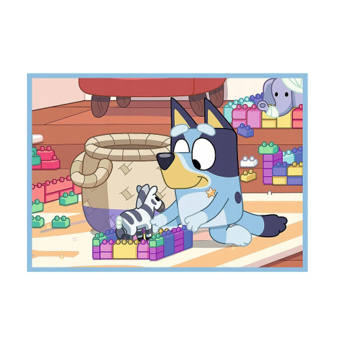 Puzzle 4w1 Bluey i jej świat 34637